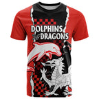 custom-text-and-number-nrl-combine-dolphins-and-dragons-t-shirt-sporty-style