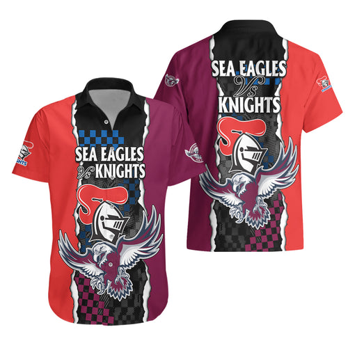 nrl-combine-knights-sea-eagles-hawaiian-shirt-sporty-style