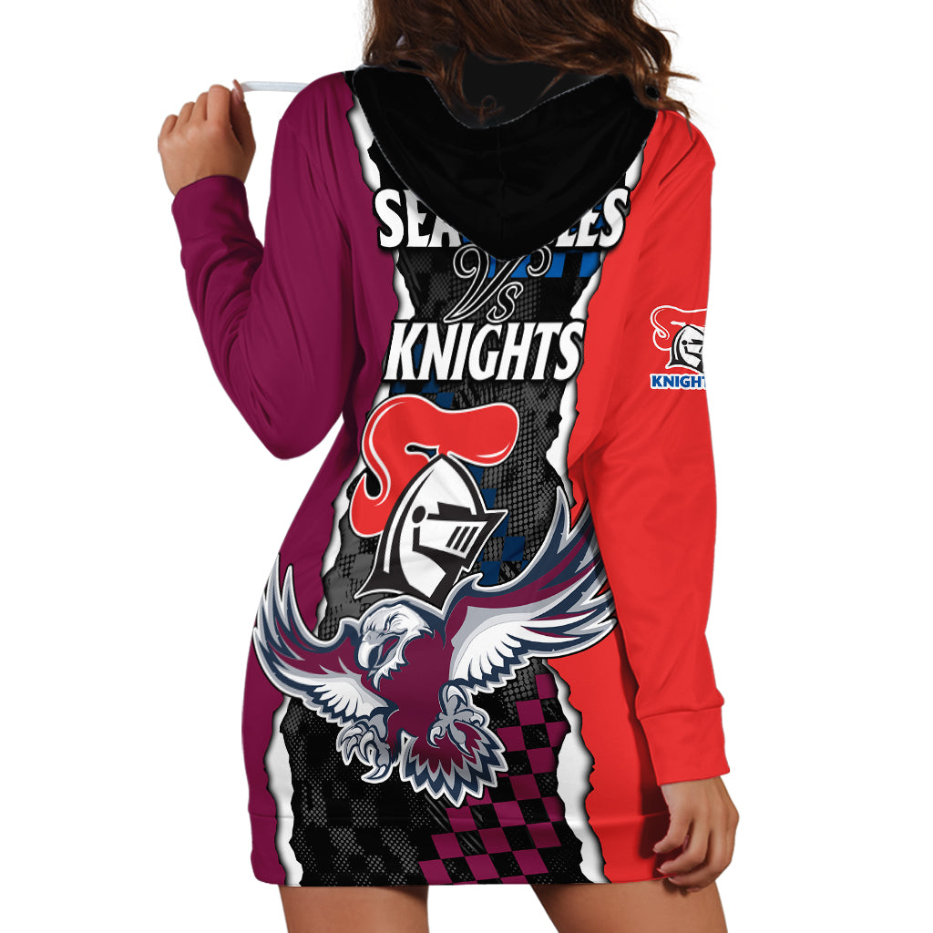 nrl-combine-knights-sea-eagles-hoodie-dress-sporty-style