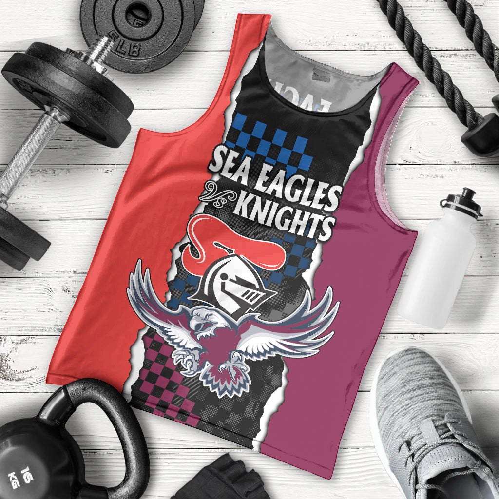 nrl-combine-knights-sea-eagles-men-tank-top-sporty-style