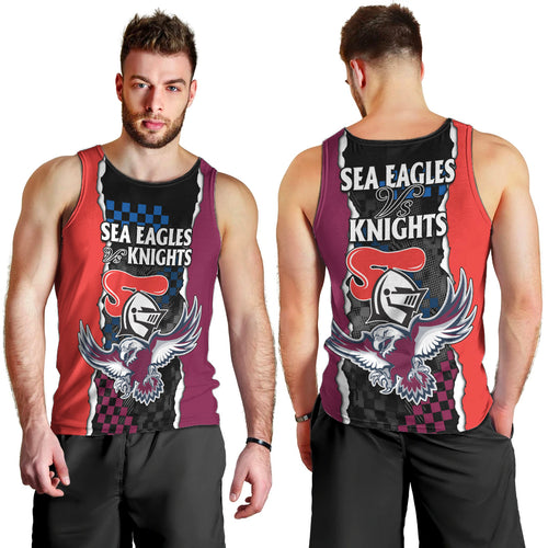 nrl-combine-knights-sea-eagles-men-tank-top-sporty-style