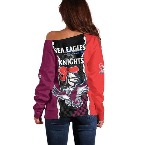 nrl-combine-knights-sea-eagles-off-shoulder-sweater-sporty-style