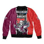 nrl-combine-knights-sea-eagles-sleeve-zip-bomber-jacket-sporty-style