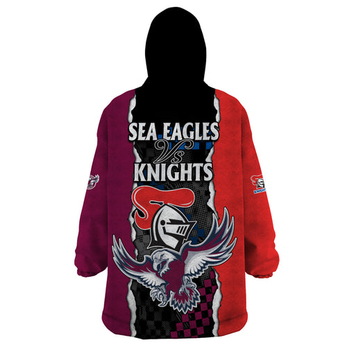 nrl-combine-knights-sea-eagles-wearable-blanket-hoodie-sporty-style