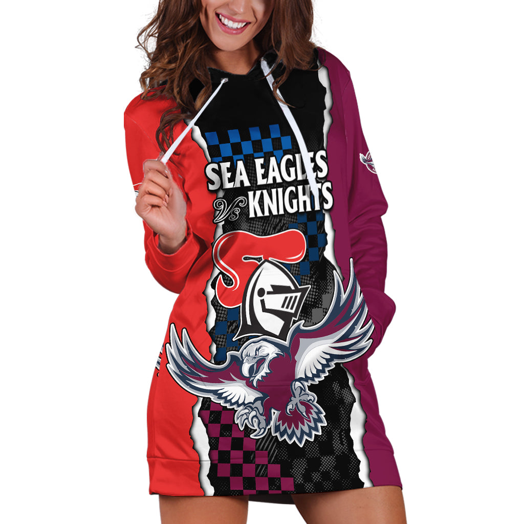 custom-text-and-number-nrl-combine-knights-sea-eagles-hoodie-dress-sporty-style