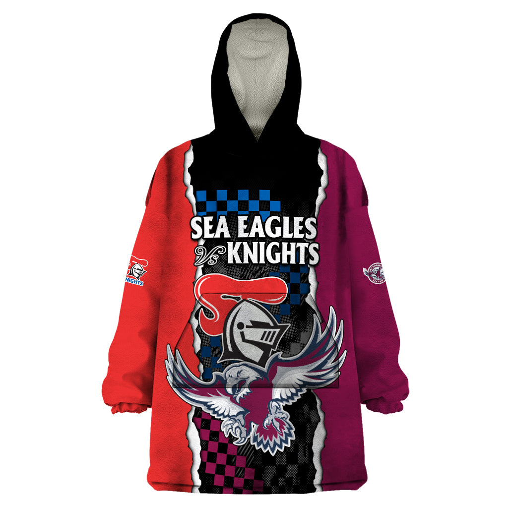 custom-text-and-number-nrl-combine-knights-sea-eagles-wearable-blanket-hoodie-sporty-style