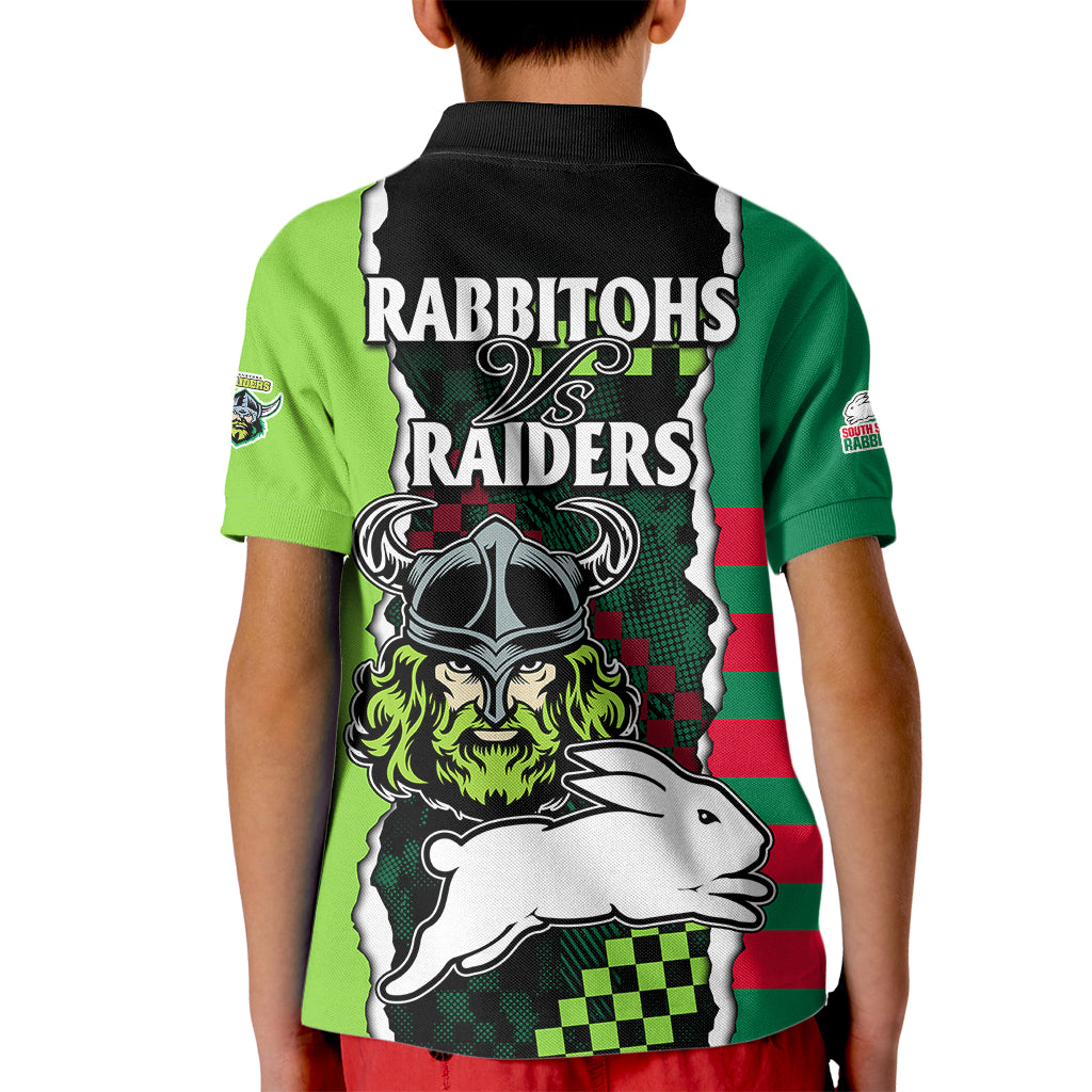 nrl-combine-rabbitohs-and-raiders-kid-polo-shirt-sporty-style