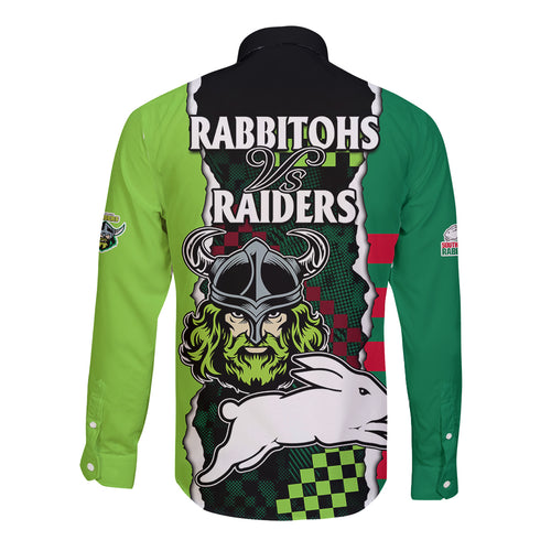 nrl-combine-rabbitohs-and-raiders-long-sleeve-button-shirt-sporty-style