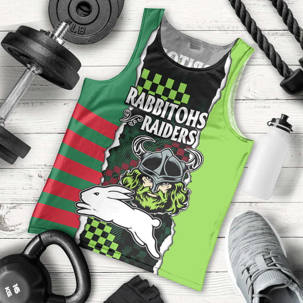 nrl-combine-rabbitohs-and-raiders-men-tank-top-sporty-style