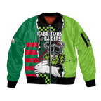 nrl-combine-rabbitohs-and-raiders-sleeve-zip-bomber-jacket-sporty-style