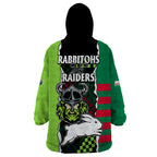 nrl-combine-rabbitohs-and-raiders-wearable-blanket-hoodie-sporty-style