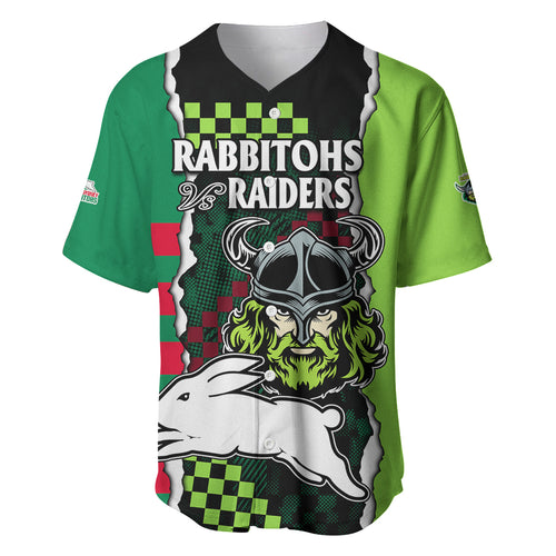 custom-text-and-number-nrl-combine-rabbitohs-and-raiders-baseball-jersey-sporty-style