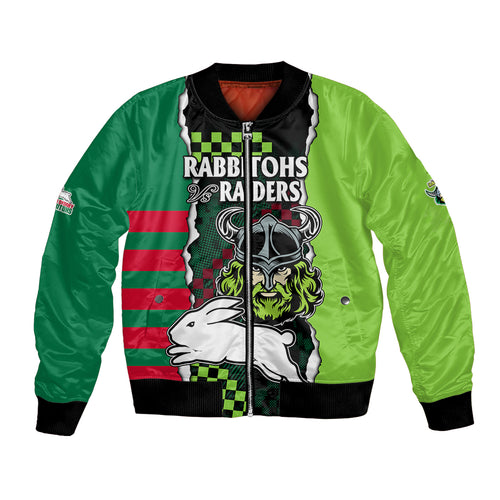 custom-text-and-number-nrl-combine-rabbitohs-and-raiders-bomber-jacket-sporty-style