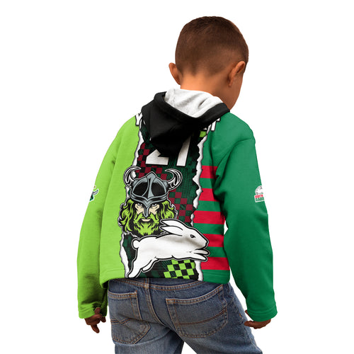 custom-text-and-number-nrl-combine-rabbitohs-and-raiders-kid-hoodie-sporty-style