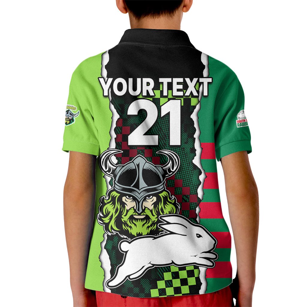 custom-text-and-number-nrl-combine-rabbitohs-and-raiders-kid-polo-shirt-sporty-style