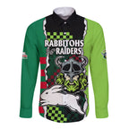 custom-text-and-number-nrl-combine-rabbitohs-and-raiders-long-sleeve-button-shirt-sporty-style