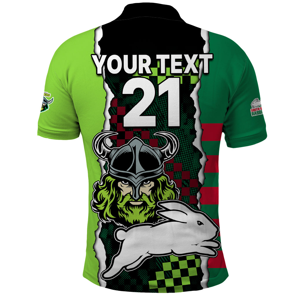 custom-text-and-number-nrl-combine-rabbitohs-and-raiders-polo-shirt-sporty-style