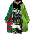 custom-text-and-number-nrl-combine-rabbitohs-and-raiders-wearable-blanket-hoodie-sporty-style
