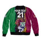 custom-text-and-number-nrl-combine-warriors-and-broncos-bomber-jacket-sporty-style