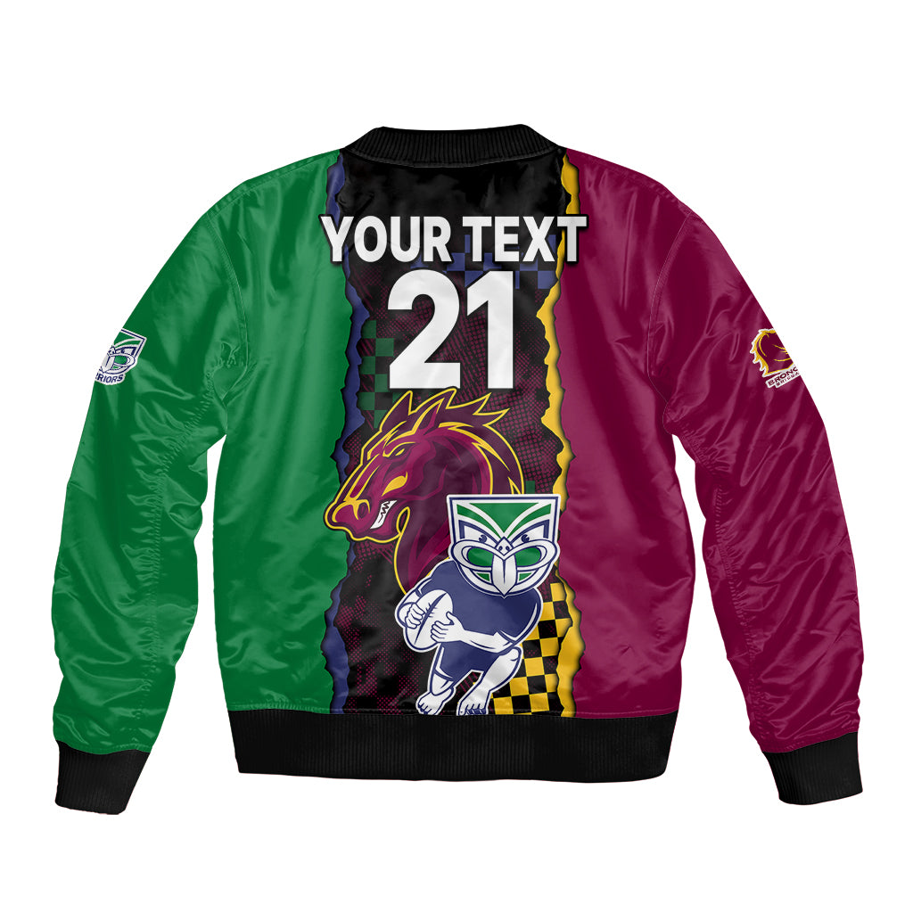 custom-text-and-number-nrl-combine-warriors-and-broncos-bomber-jacket-sporty-style
