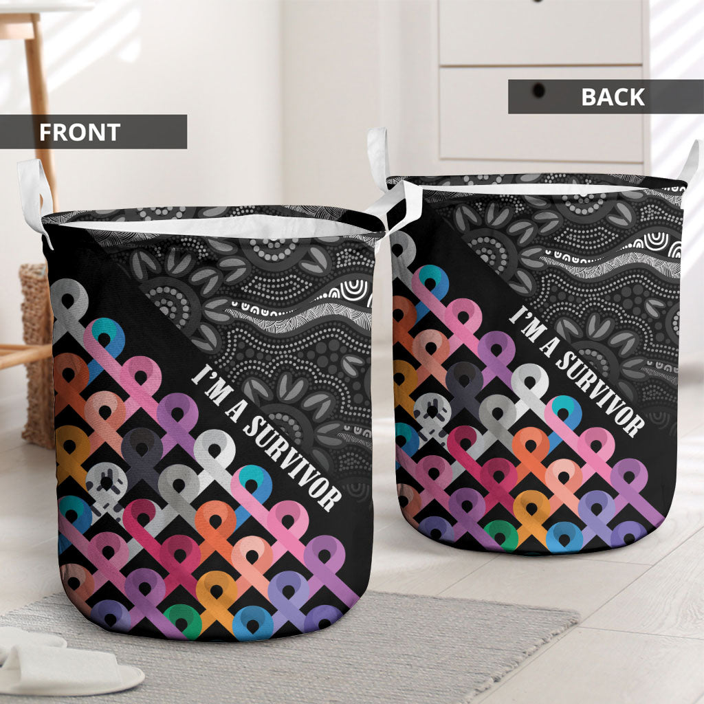 Australia Cancer Survivor Laundry Basket I’m A Survivor All Cancer