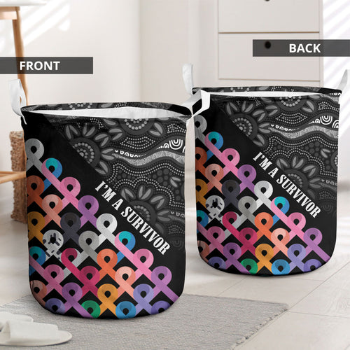 Australia Cancer Survivor Laundry Basket I’m A Survivor All Cancer