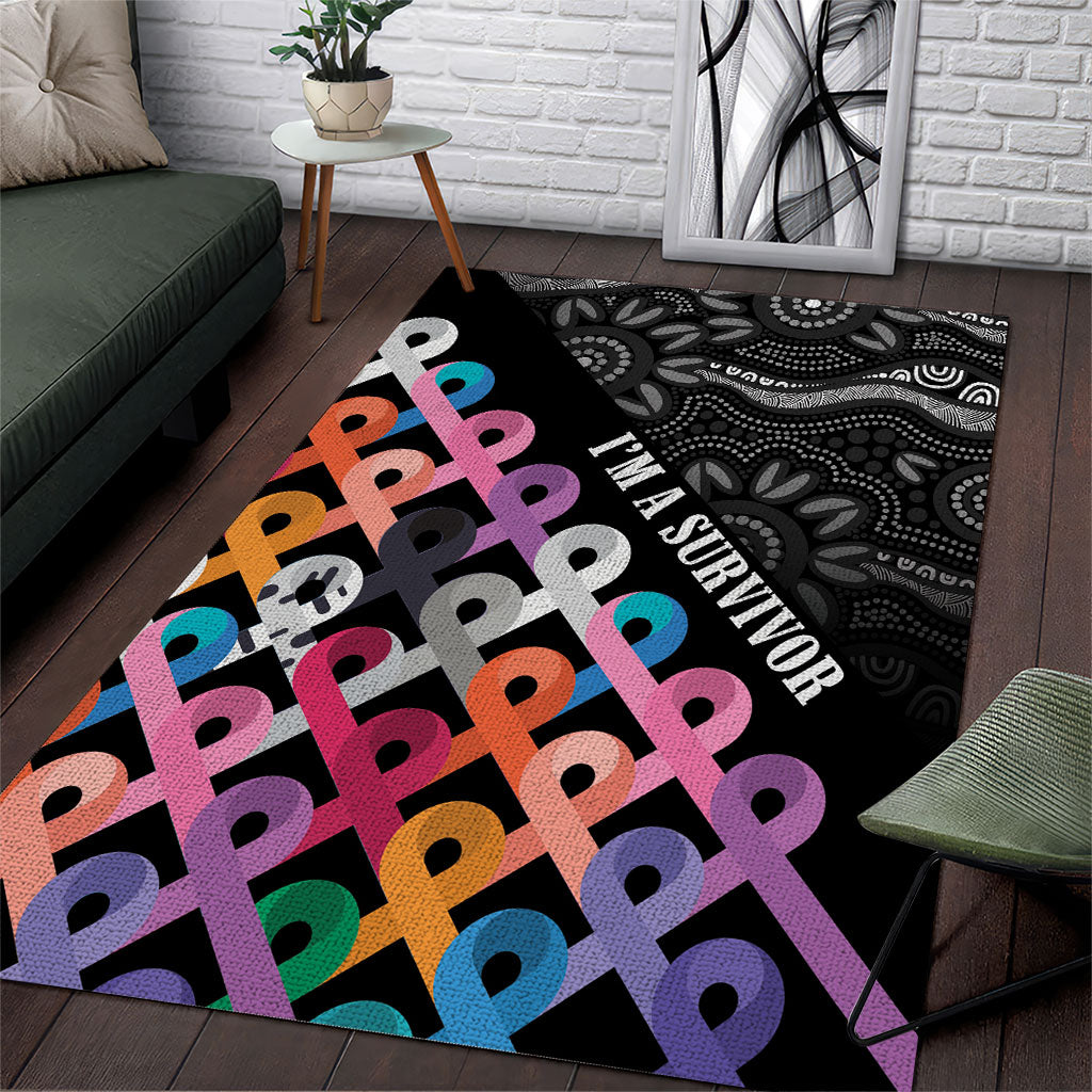 Australia Cancer Survivor Area Rug I’m A Survivor All Cancer