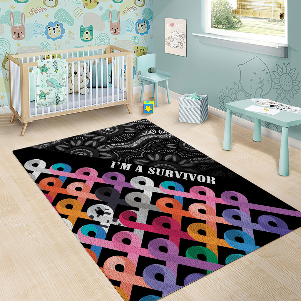 Australia Cancer Survivor Area Rug I’m A Survivor All Cancer