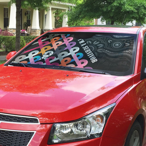 Australia Cancer Survivor Auto Sun Shade I’m A Survivor All Cancer