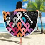 Australia Cancer Survivor Beach Blanket I’m A Survivor All Cancer