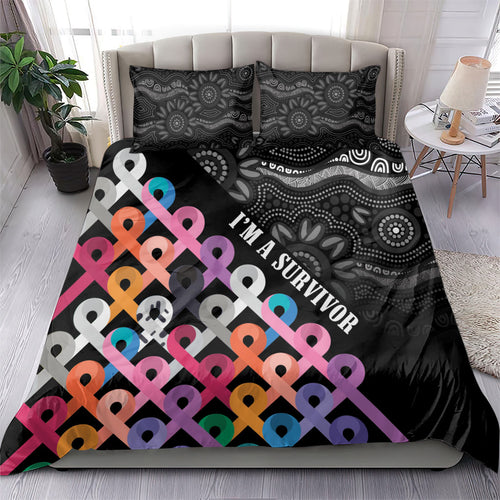 Australia Cancer Survivor Bedding Set I’m A Survivor All Cancer