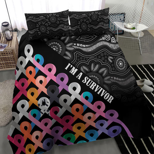 Australia Cancer Survivor Bedding Set I’m A Survivor All Cancer