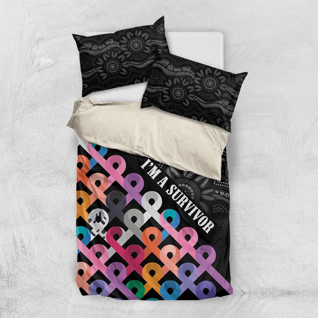 Australia Cancer Survivor Bedding Set I’m A Survivor All Cancer