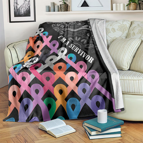 Australia Cancer Survivor Blanket I’m A Survivor All Cancer