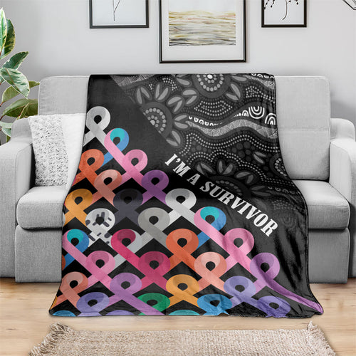 Australia Cancer Survivor Blanket I’m A Survivor All Cancer