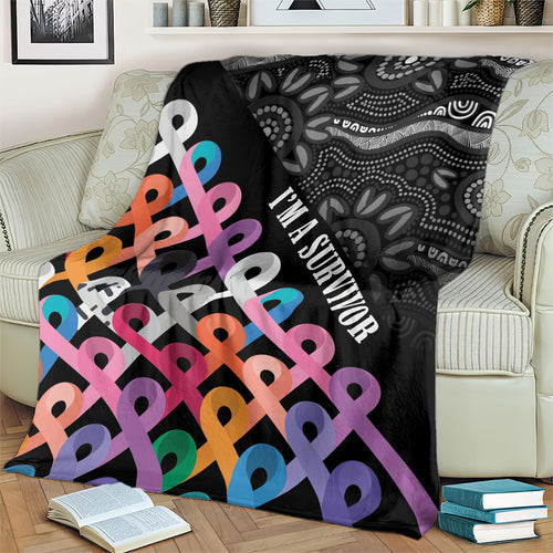 Australia Cancer Survivor Blanket I’m A Survivor All Cancer