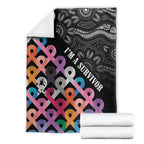 Australia Cancer Survivor Blanket I’m A Survivor All Cancer