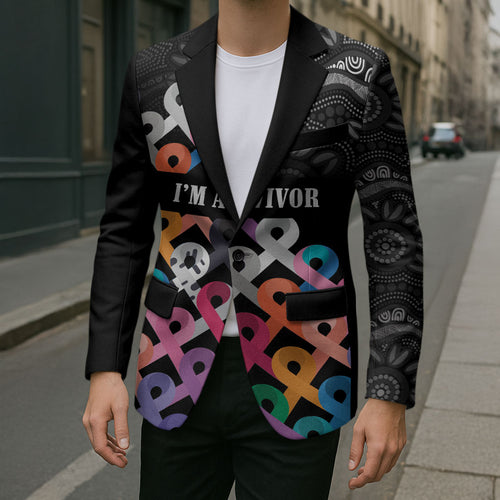 Australia Cancer Survivor Personalised Blazer I’m A Survivor All Cancer
