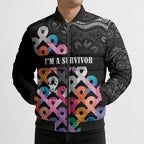Australia Cancer Survivor Personalised Bomber Puffer Jacket I’m A Survivor All Cancer