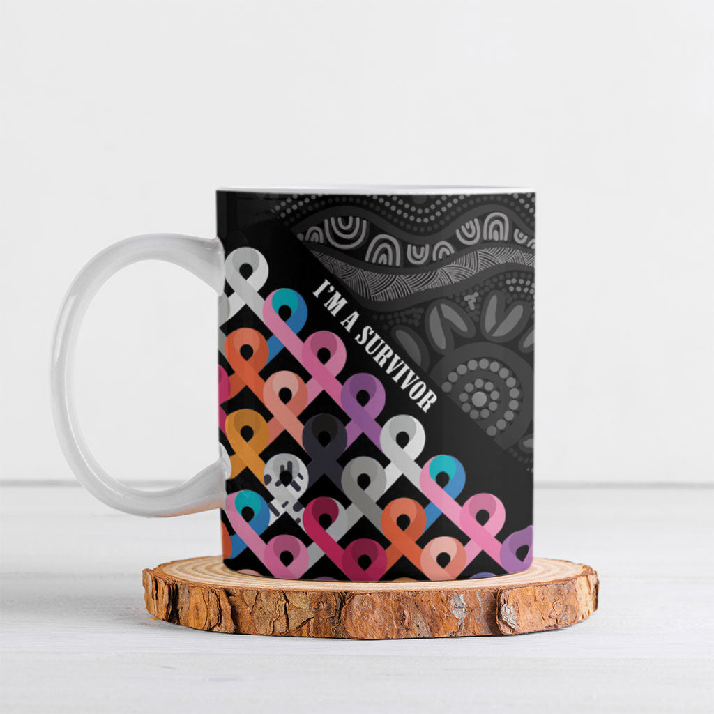 Australia Cancer Survivor Personalised Ceramic Mug I’m A Survivor All Cancer