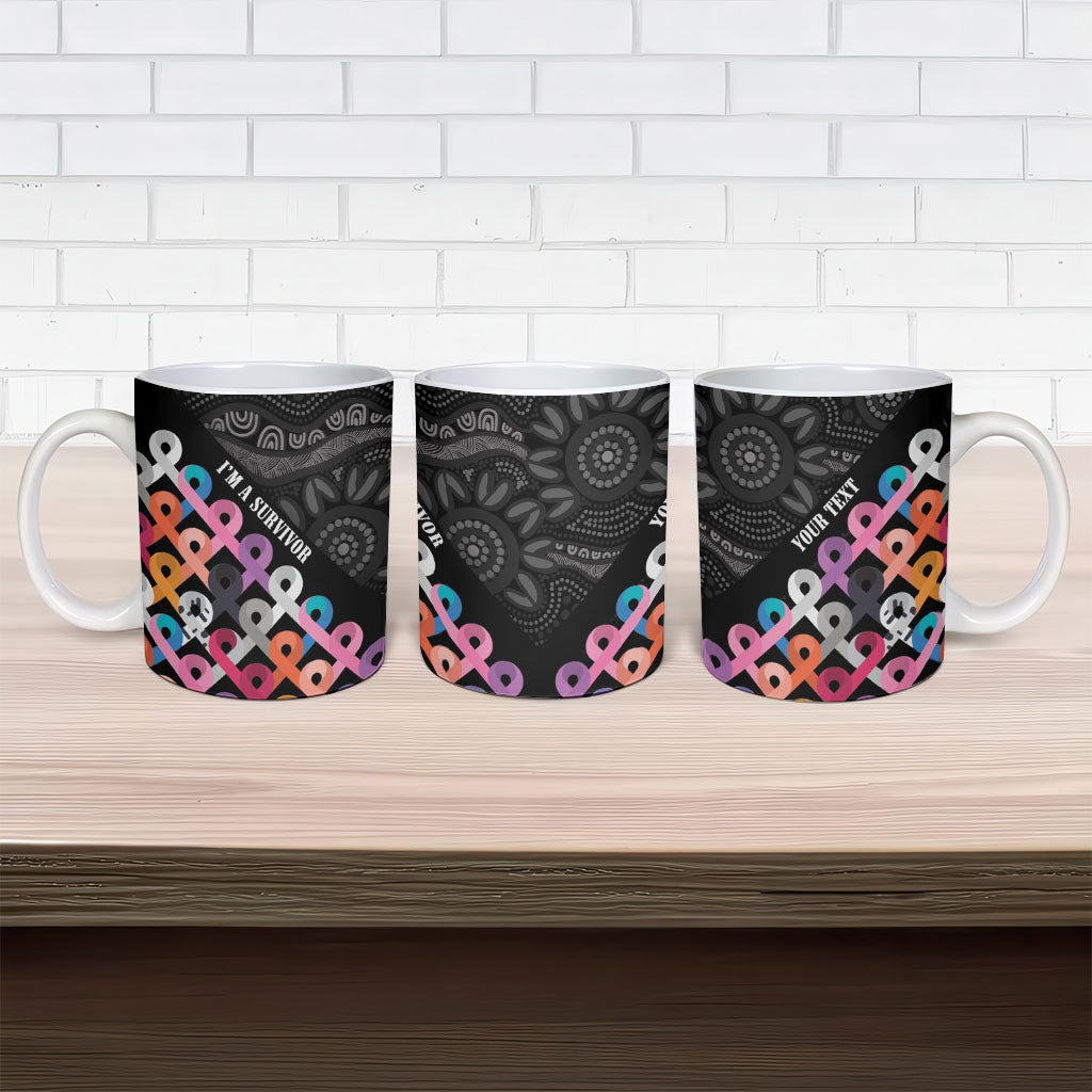 Australia Cancer Survivor Personalised Ceramic Mug I’m A Survivor All Cancer