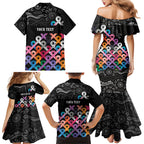 Australia Cancer Survivor Personalised Family Matching Mermaid Dress and Hawaiian Shirt I’m A Survivor All Cancer
