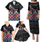Australia Cancer Survivor Personalised Family Matching Puletasi and Hawaiian Shirt I’m A Survivor All Cancer