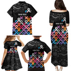 Australia Cancer Survivor Personalised Family Matching Puletasi and Hawaiian Shirt I’m A Survivor All Cancer