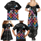 Australia Cancer Survivor Personalised Family Matching Summer Maxi Dress and Hawaiian Shirt I’m A Survivor All Cancer