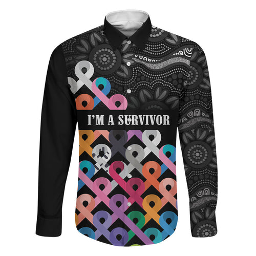Australia Cancer Survivor Personalised Family Matching Summer Maxi Dress and Hawaiian Shirt I’m A Survivor All Cancer