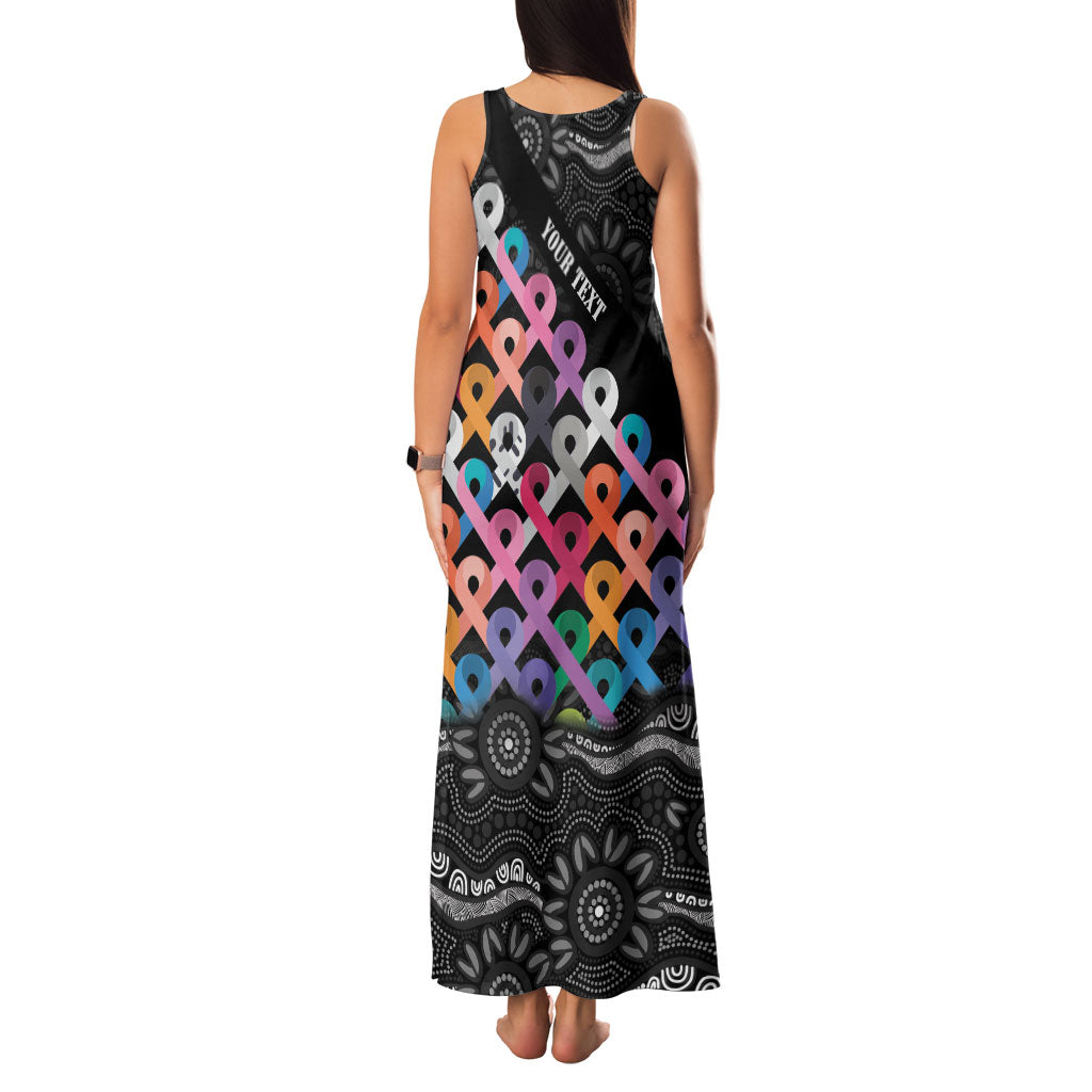 Australia Cancer Survivor Personalised Family Matching Tank Maxi Dress and Hawaiian Shirt I’m A Survivor All Cancer