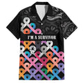 Australia Cancer Survivor Personalised Hawaiian Shirt I’m A Survivor All Cancer
