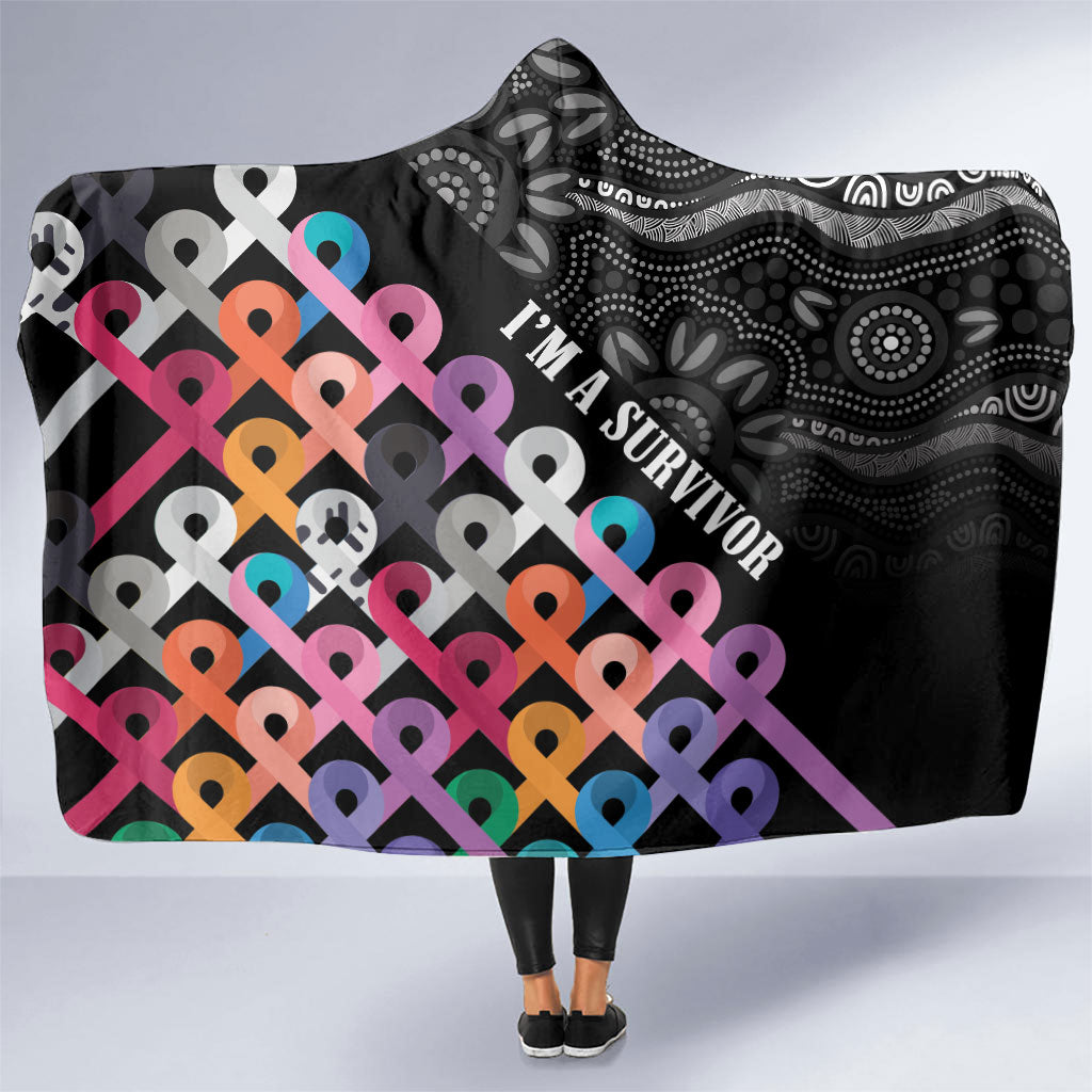 Australia Cancer Survivor Hooded Blanket I’m A Survivor All Cancer