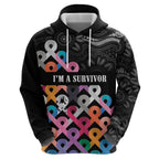 Australia Cancer Survivor Personalised Hoodie I’m A Survivor All Cancer